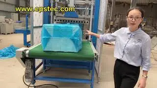How to adjust the welding knife height for the 6 side PE film package machine