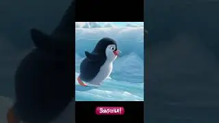 Cute Penguin Splash 🐧💦 | Funny Penguin Cartoon Song | Kids Rhymes