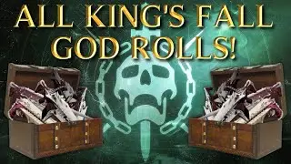 BUNGIE UPDATED THE API! ALL GOD ROLLS FOR KING'S FALL GUNS!