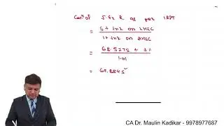 CA Final SFM(New) Jan.2021 Q.6(b)