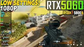 Warzone RTX 5060 + Ryzen 7 5800x - 1080p Very Low,