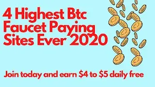 Highest BTC Faucet Paying Sites|Earn Money Without Investment At Home 2020