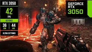 RTX 3050 on Doom: The Dark Ages | 1080p Ultra & Optimized Settings