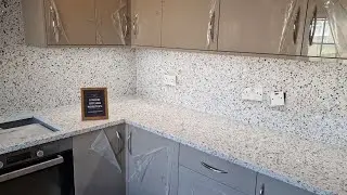 Mist Brawn Quartz. Kitchen Worktops Fitting & Installation Services in East  London Dartford  .
