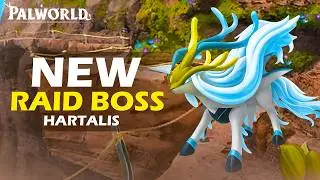 NEW RAID BOSS HARTALIS FIGHT CAN WE WIN IN PALWORLD