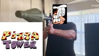 You're in a slasher movie (but its pizza tower)
