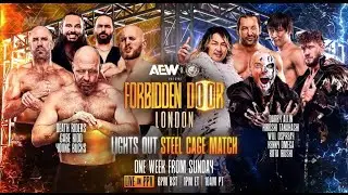 AEW x NJPW Forbidden Door 2025 - Lights Out Steel Cage Match