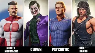 ALL Guest Characters Nicknames - Mortal Kombat 11 & 12 Johnny Cage Announcer