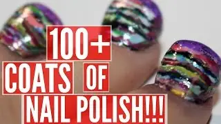100+ COATS OF NAIL POLISH!!♡ |#NailPolishMountain|