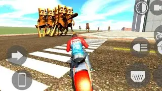 Franklin ke City Me Tug Tug Police 🚨 fight 😱 Indian Bike Driving 3d game 🎮