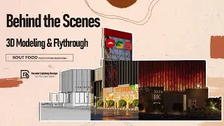 3D Modeling & Flythrough | Kout Food Group Outdoor Lighting Design (Lumion & SketchUp)