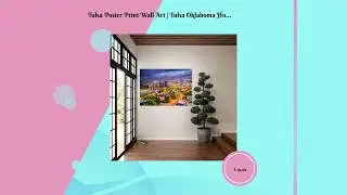 Tulsa Poster Print Wall Art | Tulsa Oklahoma Home Decor | Tulsa Digital Print Collectible | Tulsa...