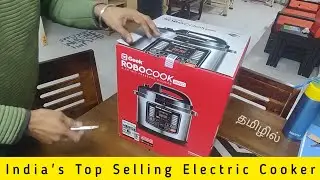 Geek Robocook Nuvo 8 Litre Outer Lid Electric Pressure Cooker with Stainless Steel Pot #geek #cooker