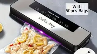 Temu 65 KPA Commercial Vacuum Sealer Machine | Seal with 50 Free Bags, Dry/Moist..Does it work🤷🏾
