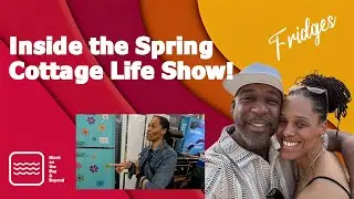Lex and Joe at the Spring Cottage Life Show  2025 -  Fridges