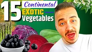 15 Fresh continental vegetables | Exotic Vegetables | English Vegetables used in Kitchen