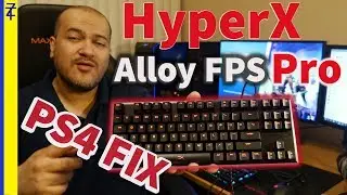 How to Connect HyperX Keyboard to PS4 (Alloy FPS Pro)
