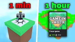 I made a Roblox game in 1 MINUTE VS 1 HOUR