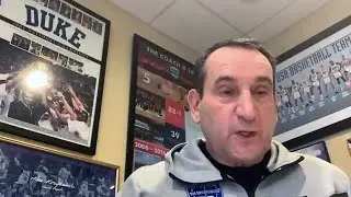 Quarantined after COVID-19 exposure, Duke's Coach K shares health update