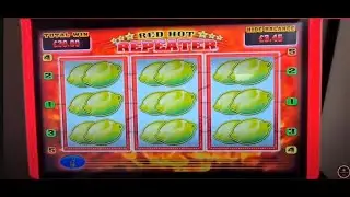 FOBT SLOT: &pound;500 Jackpot Slot Machine Red Hot Repeater ALL or NOTHING Gameplay