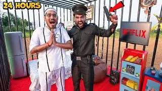24 Hours in a Luxury Jail 🏰 | Extreme Challenge 🔥😱