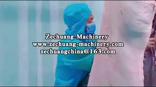 Automated pork deep processing and slaughtering equipment