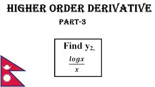 Finding y2 of y=logx/x A Simple Guide |Higher Order Derivative part-2 |Differential calculus