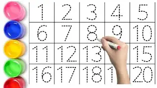 1 to 20 Numbers | Learning ginti 1234 | One Two Three | chinki study class