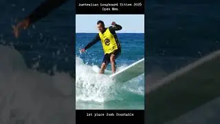 Josh Constable - 1st position - Open Men - Australian Longboard Titles.  #longboardsurf #surf