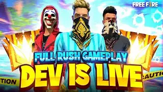 RANK PUSH TO GRANDMASTER || Free Fire Live || DEV AND VARSHA is HERE!🔥#FreeFireLive