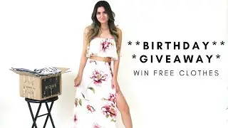 *GIVEAWAY ANNOUNCEMENT* GIFTING YOU FREE CLOTHES FOR MY BDAY!