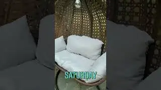 Why not get yourself one of these beauties: two person egg chair swing