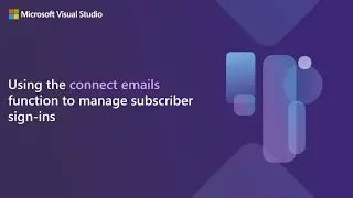 Using the CONNECT EMAILS function to manage subscriber sign-ins | Visual Studio Admin tips & tricks