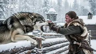 Lonely Girl Survives in -72&deg;C Frozen Forest Faces Fierce Wolves