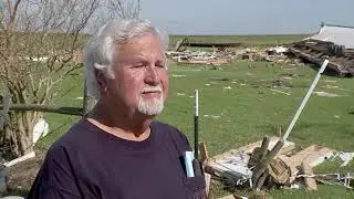 This man lost his home to Laura, but nature saved him this