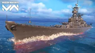 After Buff USS Missouri New META 🔥 Full Review & GamePlay - Modern Warships 