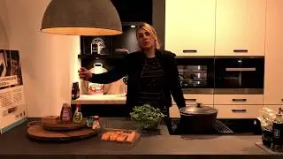 Oosterse zalm met verse spinazie uit de Stoomoven