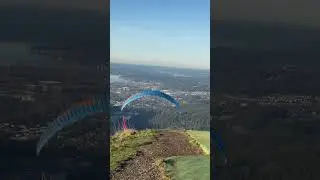 📍SEATTLE, WASHINGTON🪂⛰️🥾#paragliding #youtubeshorts #nature #mountain #explorewashington