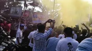 Sarkar kerala vijay fans massive celebration