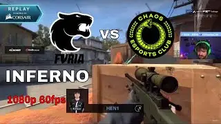 FURIA vs CHAOS - Melhores momentos - MAP 1- DREAMHACK [PT-BR] - GAULES highlights (1080p 60fps)