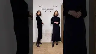 BEAT BOOTS FOR LONG KNIT DRESSES (Links on LTK) #knitdress #styletips #boots