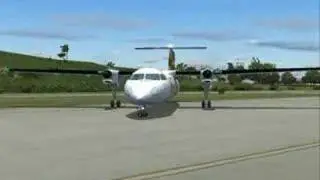 Flight Sim 2004 | Dangerous Approach St. Barth in Dash-8