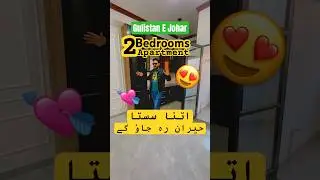 2 Bed DD Flat For Sale in Karachi | 2 Bedroom Apartment in Karachi | 2 Bedroom House Design 🔥❤️😍