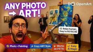 Learn how to AI style transfer with OpenArt for Beginners in 10 Minutes
