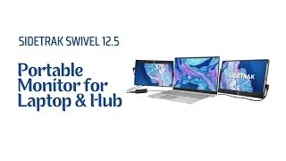 SideTrak Swivel 12. 5 Portable Monitor for Laptop & Hub