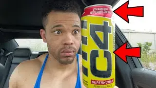 C4 ENERGY DRINK PRODUCT REVIEW (HEALTHY PRE WORKOUT ENERGY DRINK) STRAWBERRY WATERMELON ICE FLAVOR