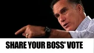 Mitt Romney Tells Employers to Encourage Employees to Vote for Same Candidate