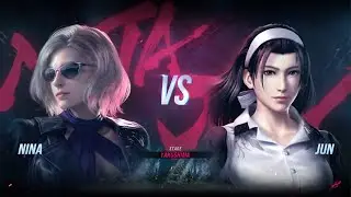 TEKKEN 8 Gameplay | Nina VS Jun (CPU) - Ultra Hard