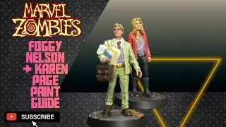 Marvel Zombies Foggy Nelson & Karen Page Paint Guide.