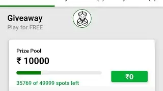 Rs.10000 Free Entry on MyFab11 Fantasy App😲  | Giveaways in Cpl Match | Alternative App of Dream11
